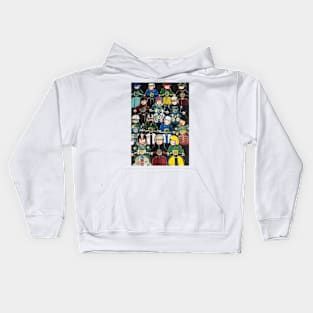 Retro Scooter, Classic Scooter, Scooterist, Scootering, Scooter Rider, Mod Art Kids Hoodie